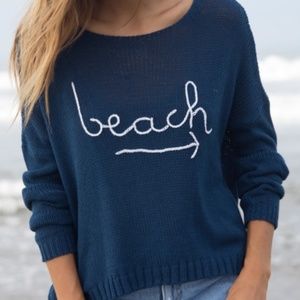 Wooden Ships beach sweater